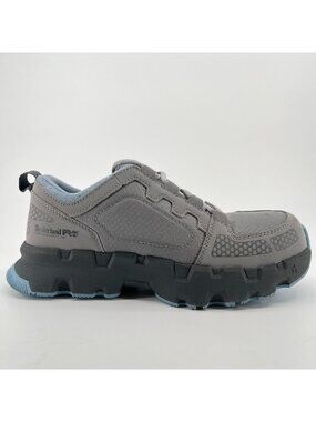 Timberland Pro Powertrain EV Womens Size 8.5D Gray Blue Composite Toe Work Shoes